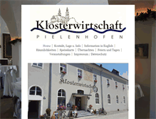 Tablet Screenshot of klosterwirtschaft.de